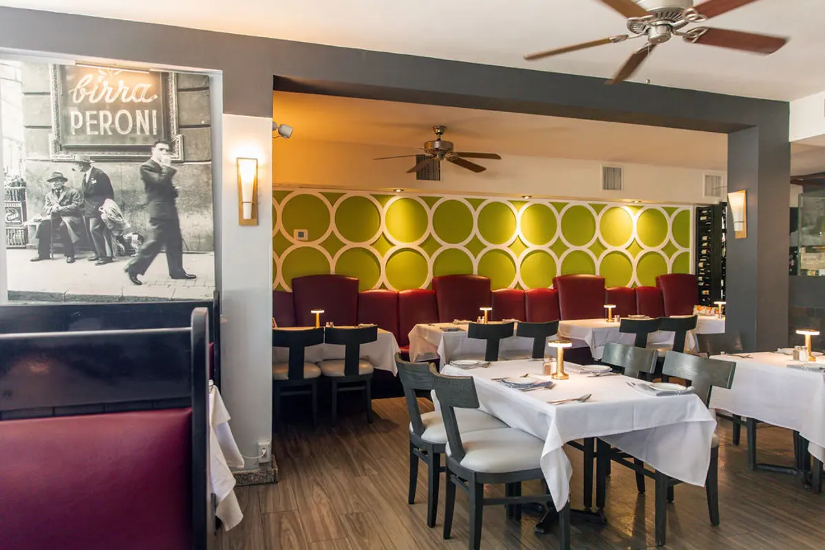 Dining room at Al Dente. 